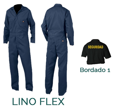 Overol enterizo Lino Flex 1 Bordado